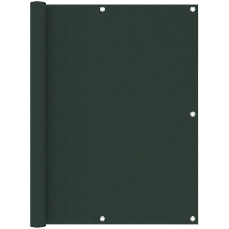 foto del prodotto paravento da balcone verde scuro 120x400 cm tessuto oxford vidaxl