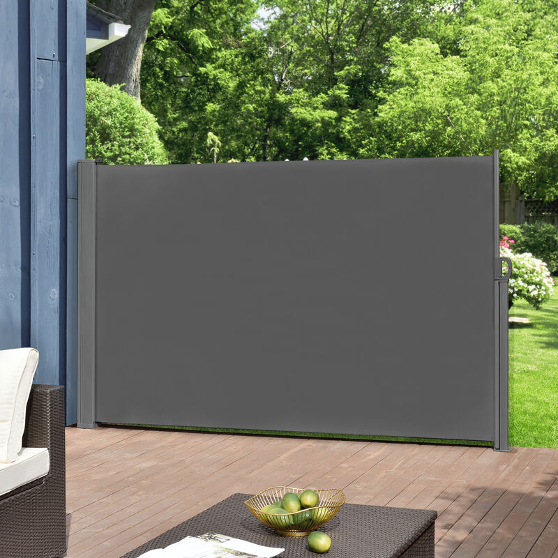 immagine 0 del prodotto paravento estraibile mulhac n schermo solare verticale barriera privacy 180x300 cm antracite pro.tec