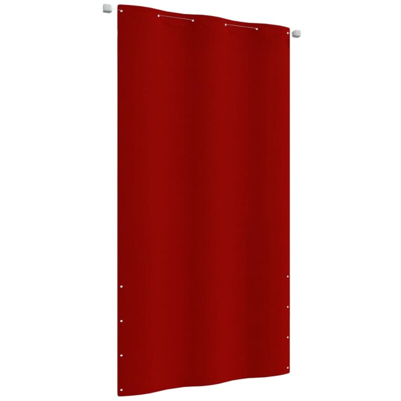 foto del prodotto paravento per balcone rosso 120x240 cm in tessuto oxford vidaxl