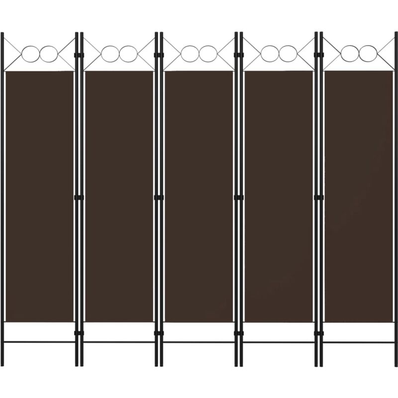 foto del prodotto paravento per la privacy con pannelli divisorio 200 x 180 cm vari colori colore marrone