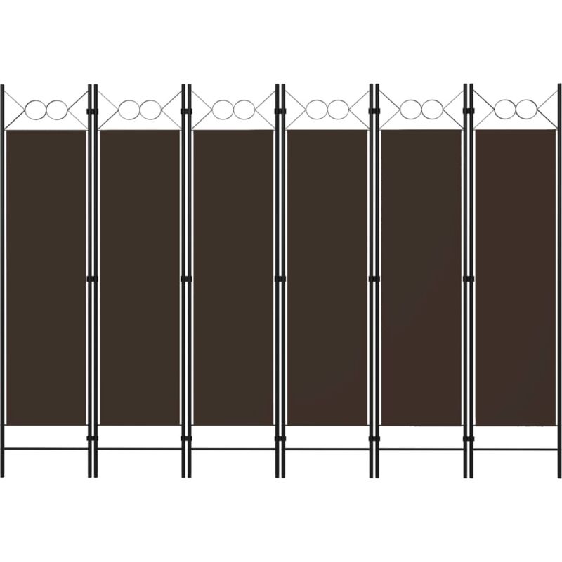 foto del prodotto paravento per la privacy con pannelli divisorio 240 x 180 cm vari colori colore marrone