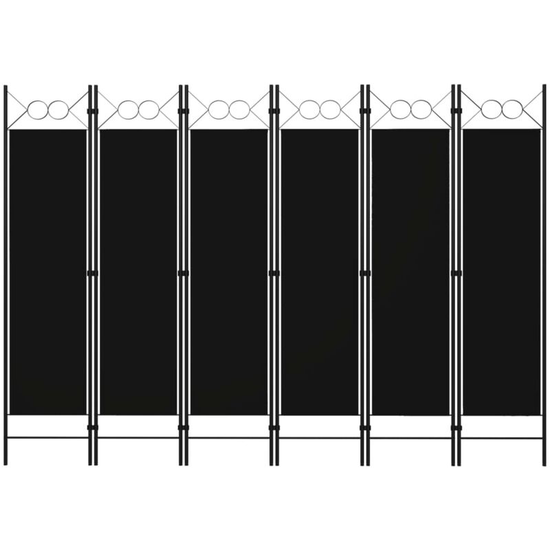 foto del prodotto paravento per la privacy con pannelli divisorio 240 x 180 cm vari colori colore nero
