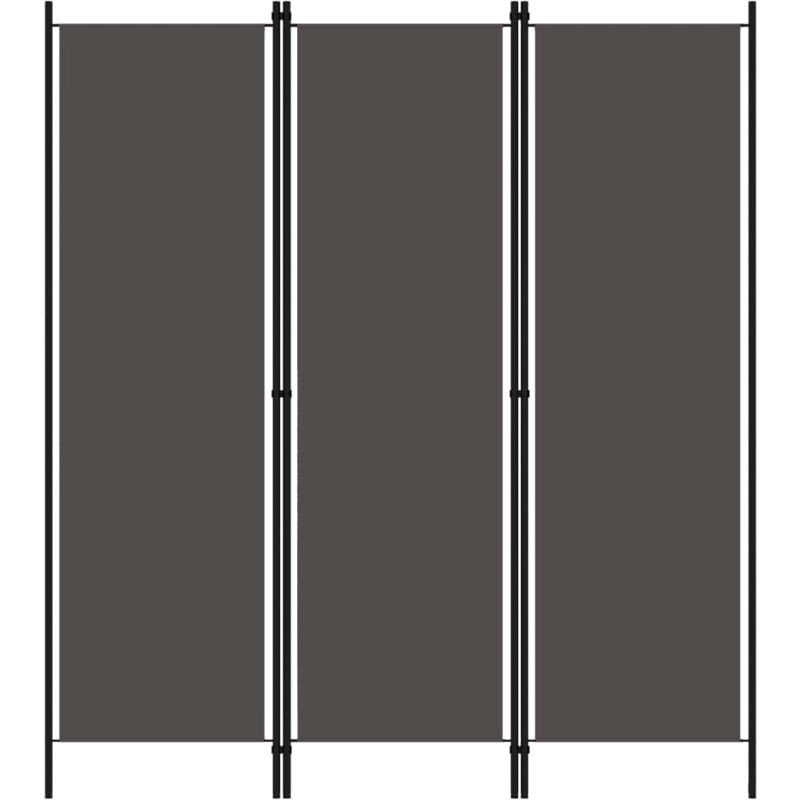 foto del prodotto paravento per la privacy indipendente divisorio 150 x 180 cm vari colori colore antracite
