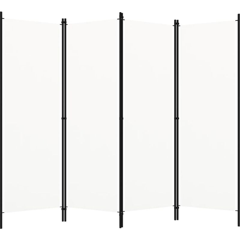 foto del prodotto paravento per la privacy indipendente divisorio 200 x 180 cm vari colori colore bianco crema