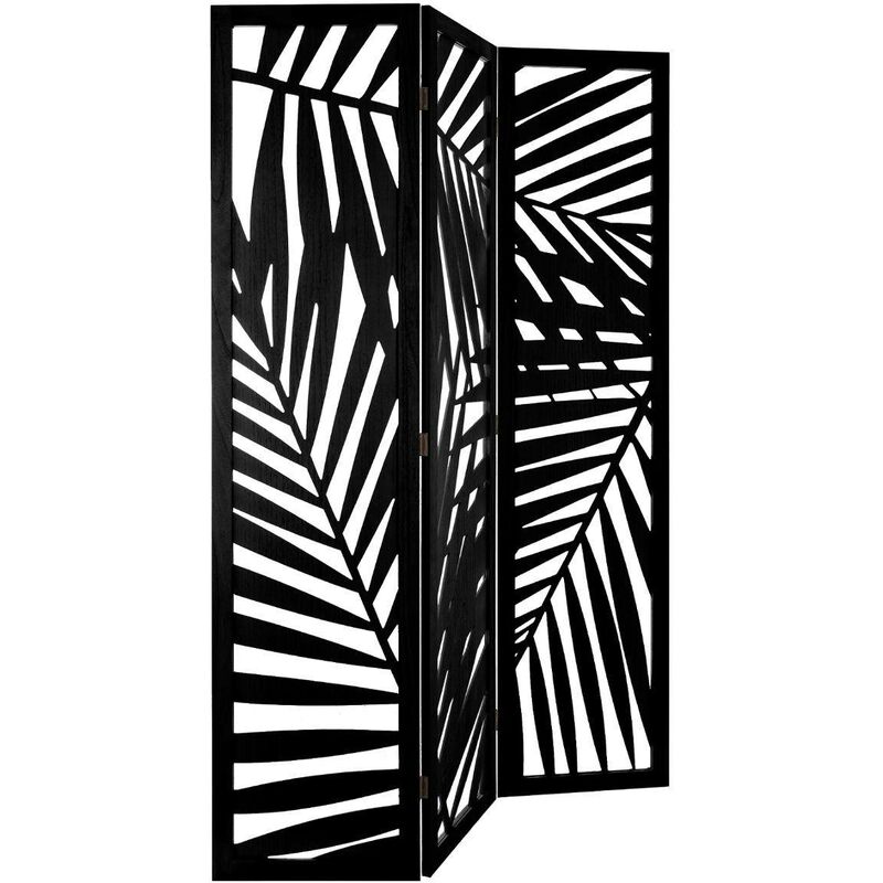 foto del prodotto paravento pieghevole akira in legno nero h170cm atmosphera cr ateur d int rieur