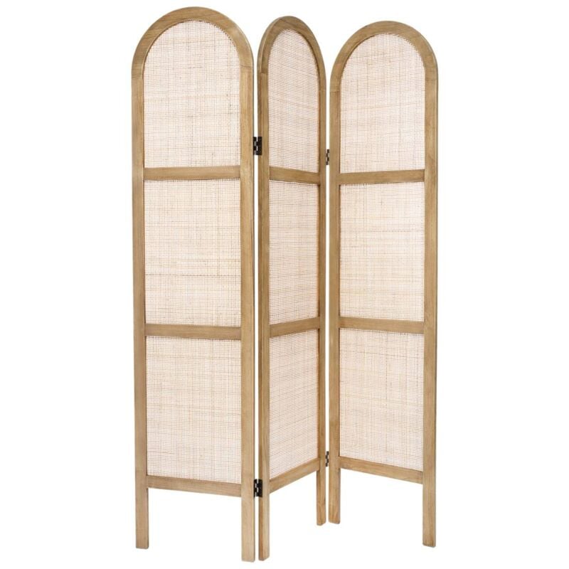 foto del prodotto paravento rotondo sana in canna e rattan h170cm atmosphera cr ateur d int rieur