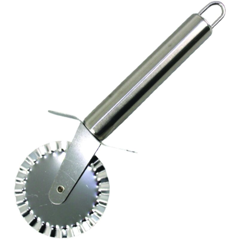 foto del prodotto parence pizza roulette impasto e tagliapizza in acciaio inox resistente taglio pizza di 19 x 6,5 cm appendiabiti facile da riporre