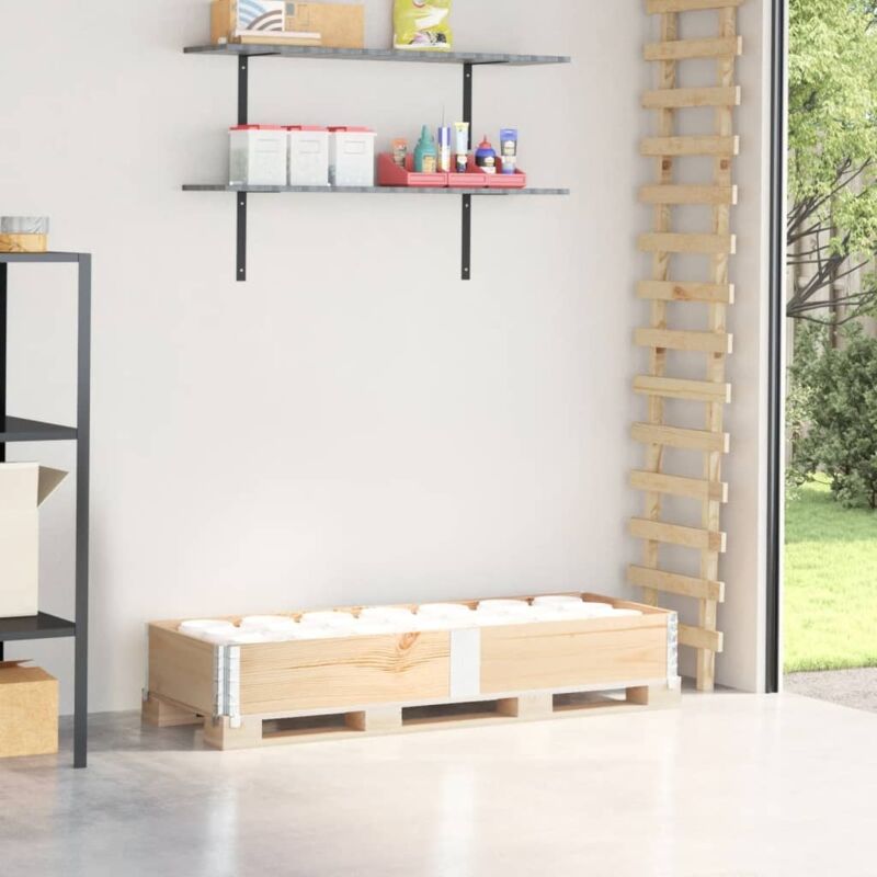 foto del prodotto paretale per pallet 150x50 cm in legno massello di pino vidaxl