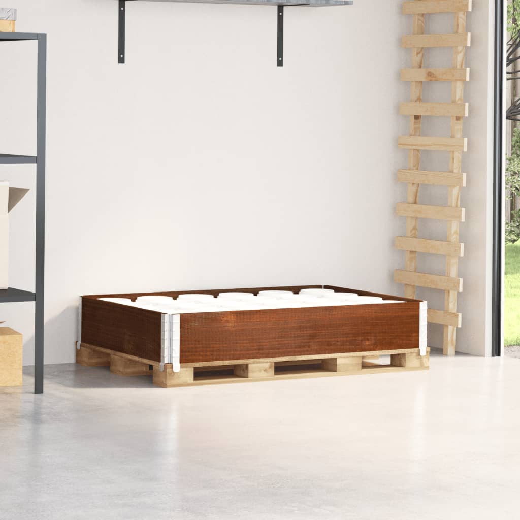 foto del prodotto paretale per pallet marrone 120x80cm in legno massello di pino