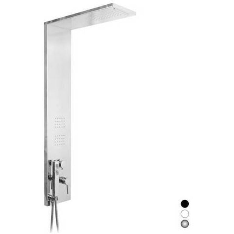 foto del prodotto parete attrezzata multifunzione mod. trend misura inox lucido