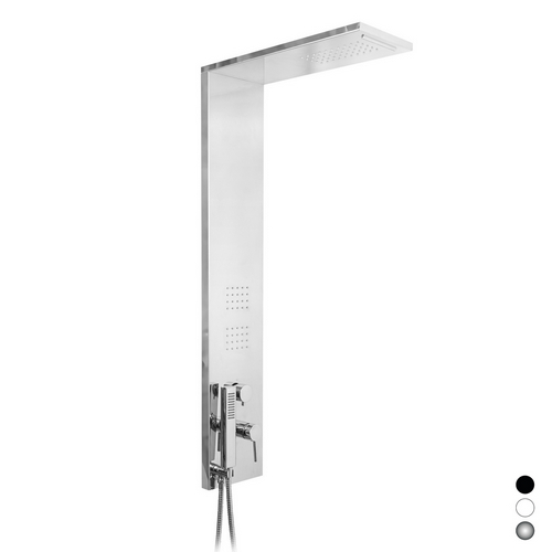 foto del prodotto parete attrezzata trend inox lucido