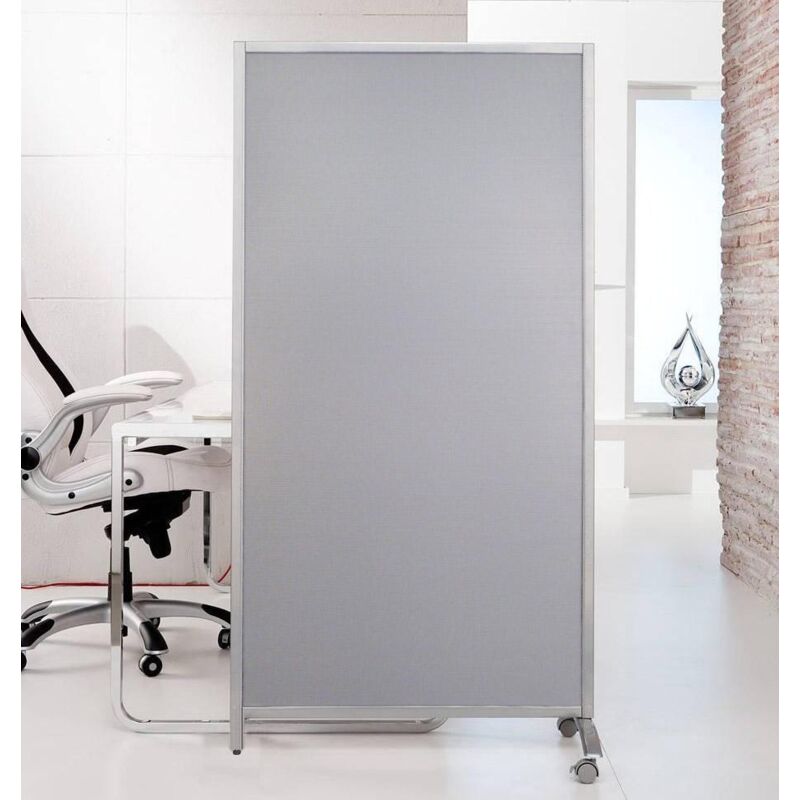 foto del prodotto parete divisoria separ da ufficio in policarbonato 80x170 cm tosini grigia