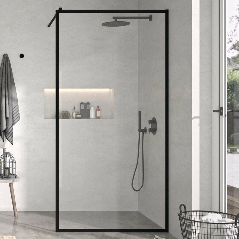 foto del prodotto parete doccia fissa fresh perimetral 80 cm