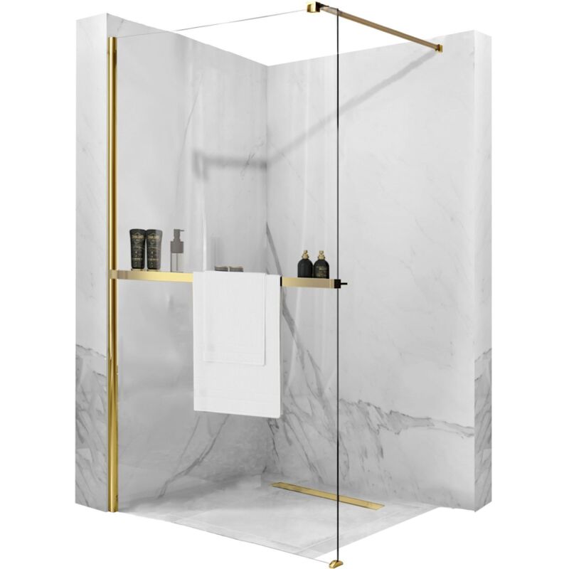 foto del prodotto parete doccia rea aero gold n 120 walk in evo