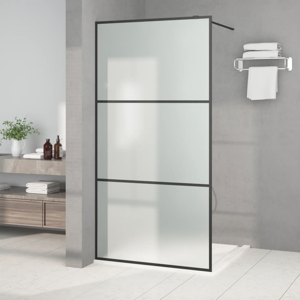 foto del prodotto parete doccia walk in 100x195 cm vetro smerigliato esg cod mxl 41363