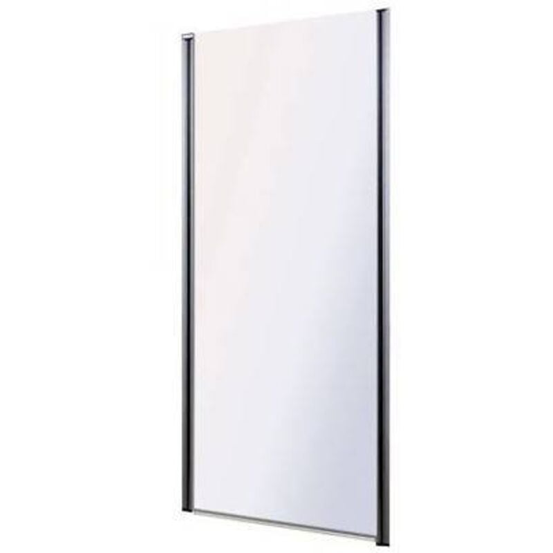foto del prodotto parete fissa cristallo per mod.100 cb1s linea selene misura cm. 78 80 bianco