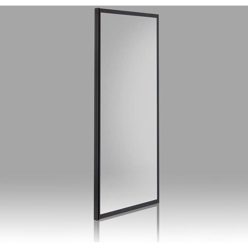 foto del prodotto parete fissa l 80 cm h 190 cm telaio nero opaco city