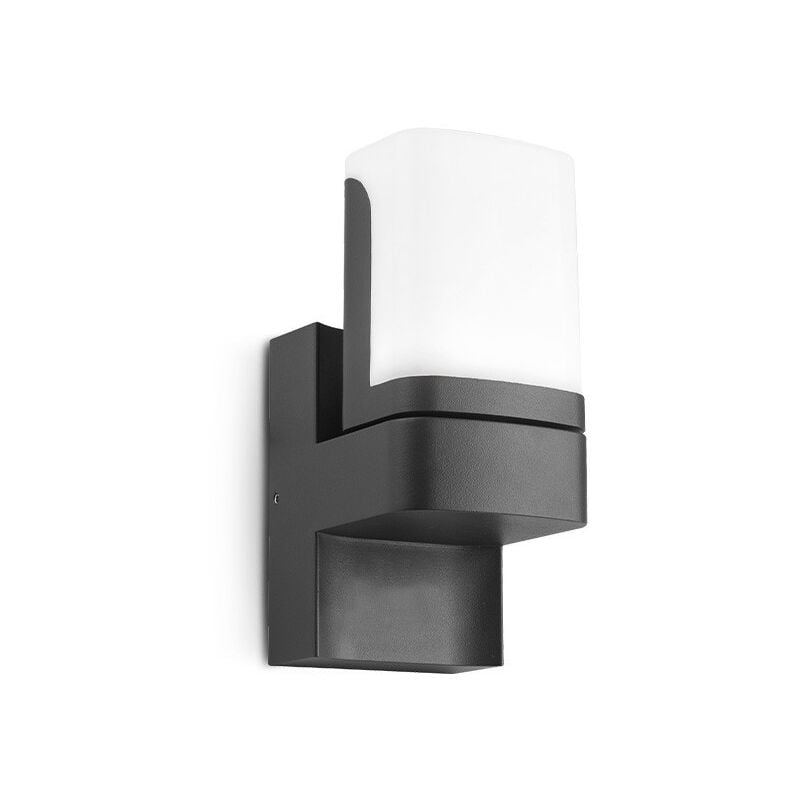 foto del prodotto parete led orientabile nero 7.5w 380lm bianco caldo 3000k ip54