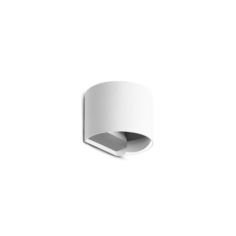 foto del prodotto parete parete led rotondo bianco 6w 3000k 390lm ip54 regolabile 0 90 