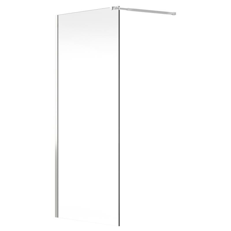 foto del prodotto parete per doccia walk in cromo 120 x 200 cm daren