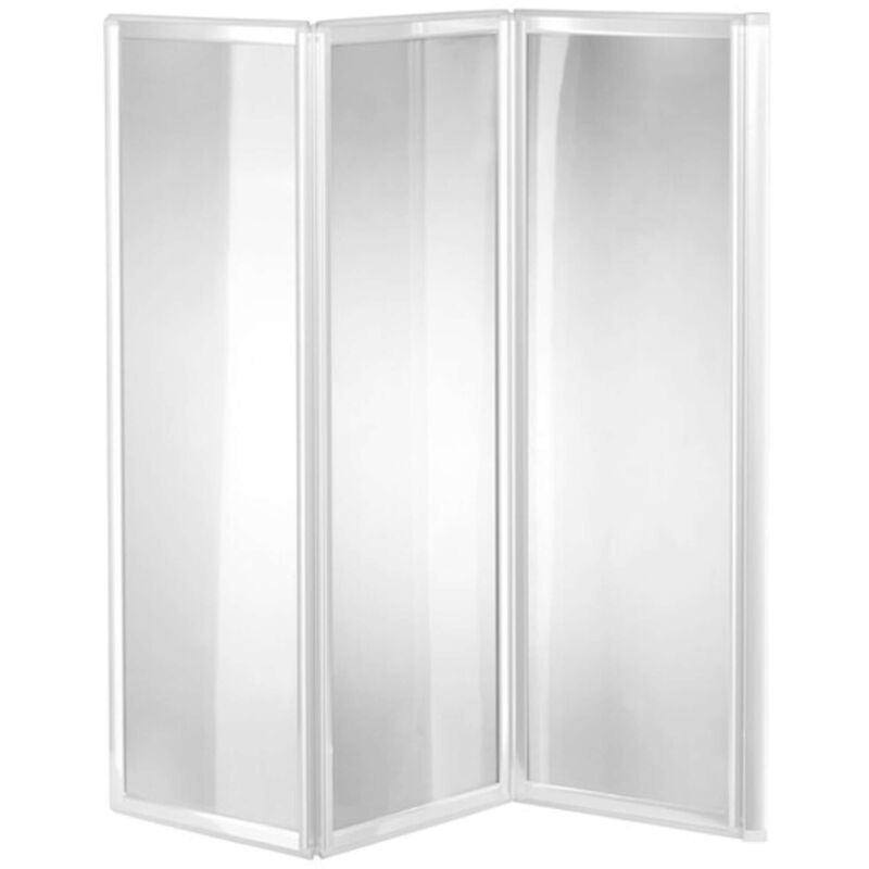 foto del prodotto parete vasca miami crilex 3 ante 130x140h bianco