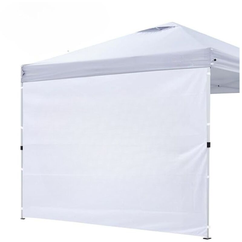 foto del prodotto pareti laterali per gazebo varie misure colori bianco e verde colore bianco misura lunghezza 4,5 mt