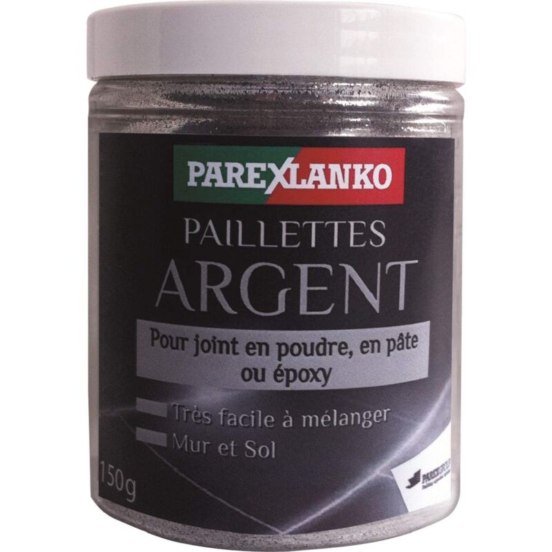 foto del prodotto parexlanko glitter per giunti di piastrelle glitter argento guarnizioni in polvere, pasta o epossidica pavimento e parete interna facile