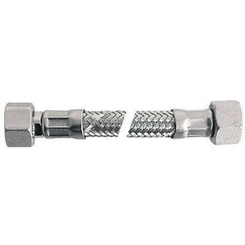 foto del prodotto parigi - flessibile in acciaio inox femmina femmina modello flexcore dn8 cm 50 f.1 2 f.3 8 neoperl