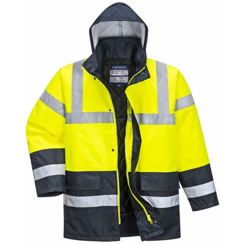 foto del prodotto parka portwest traffic bicolore giallo navy t.4xl s466yer4xl