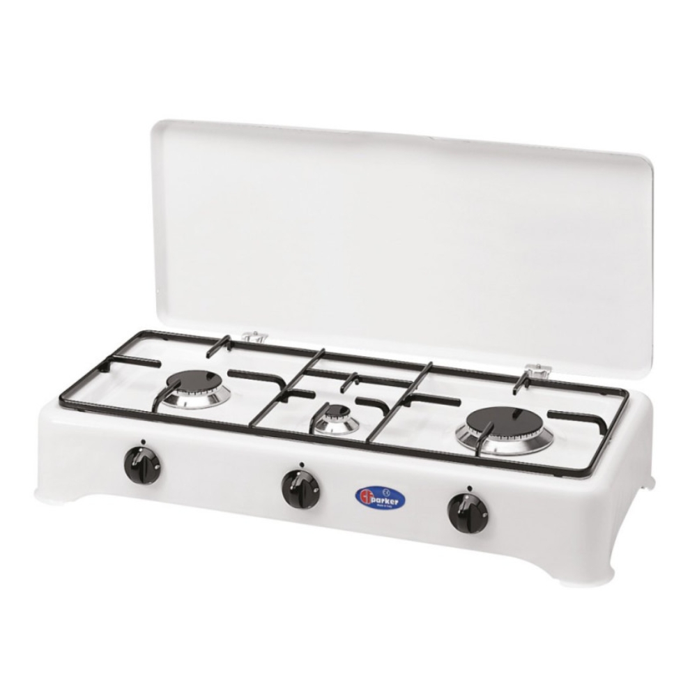 foto del prodotto parker 5324cbgpm fornello a metano pfo24bgmgp 3 fuochi