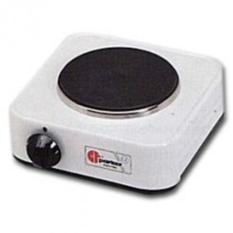 foto del prodotto parker cf 5318 p bianco superficie piana piastra sigillata 1 fornello