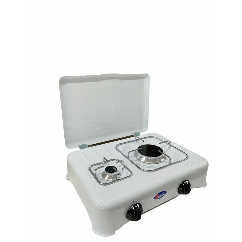 foto del prodotto parker fornello a gas gpl metano a 2 fuochi mod. 5325 metano