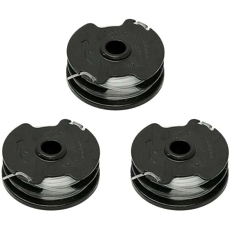 foto del prodotto parkside confezione da 3 corde per tosaerba prta 20 li c3 cordless lawn mower ian351753 bobina nero 