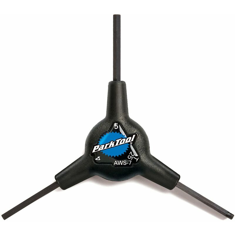 foto del prodotto parktool chiave tripla a y aws 7 45 t25, nero schwarz 