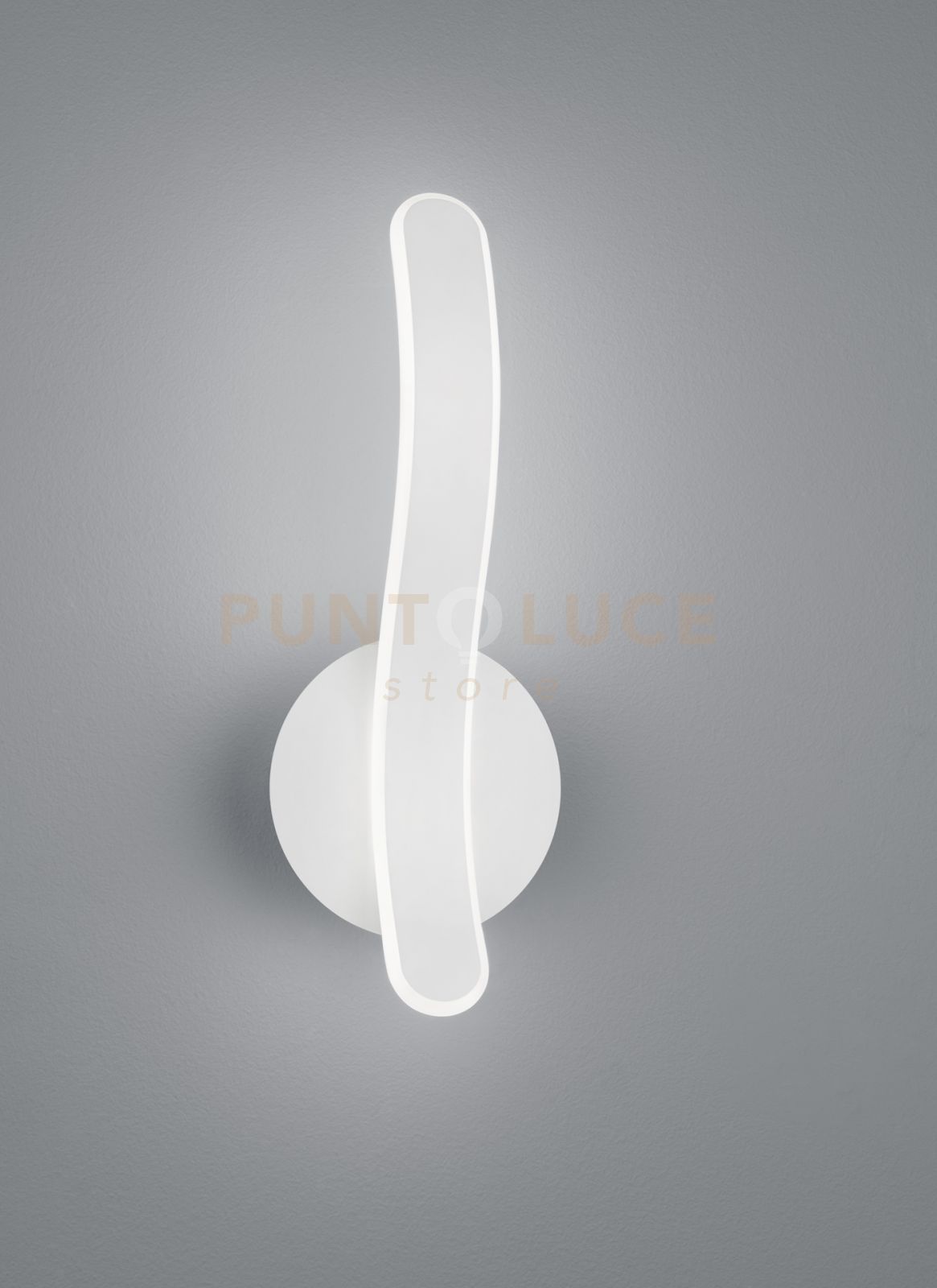 foto del prodotto parma applique led 11w 1400lm, 4000k bianca con dimmerazione ad interruttore h.39cm