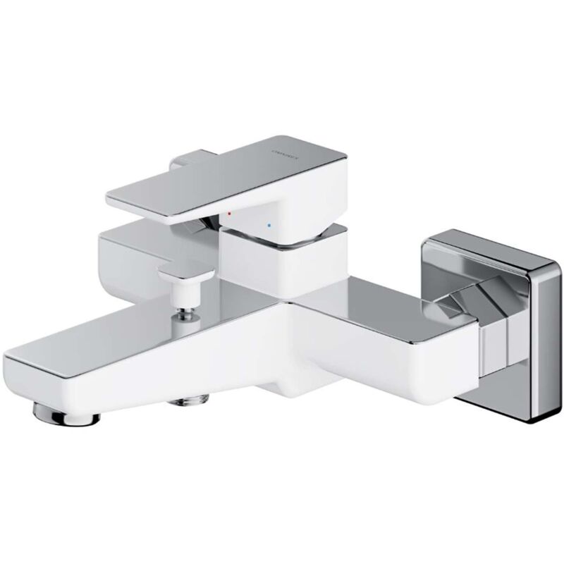 foto del prodotto parma miscelatore per vasca da bagno, bianco cromo pm7430crb omnires