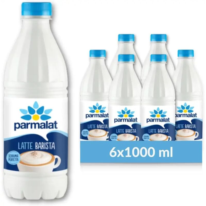 foto del prodotto parmalat latte barista uht 1l 6 confezioni parzialmente scremato, con vitamina d