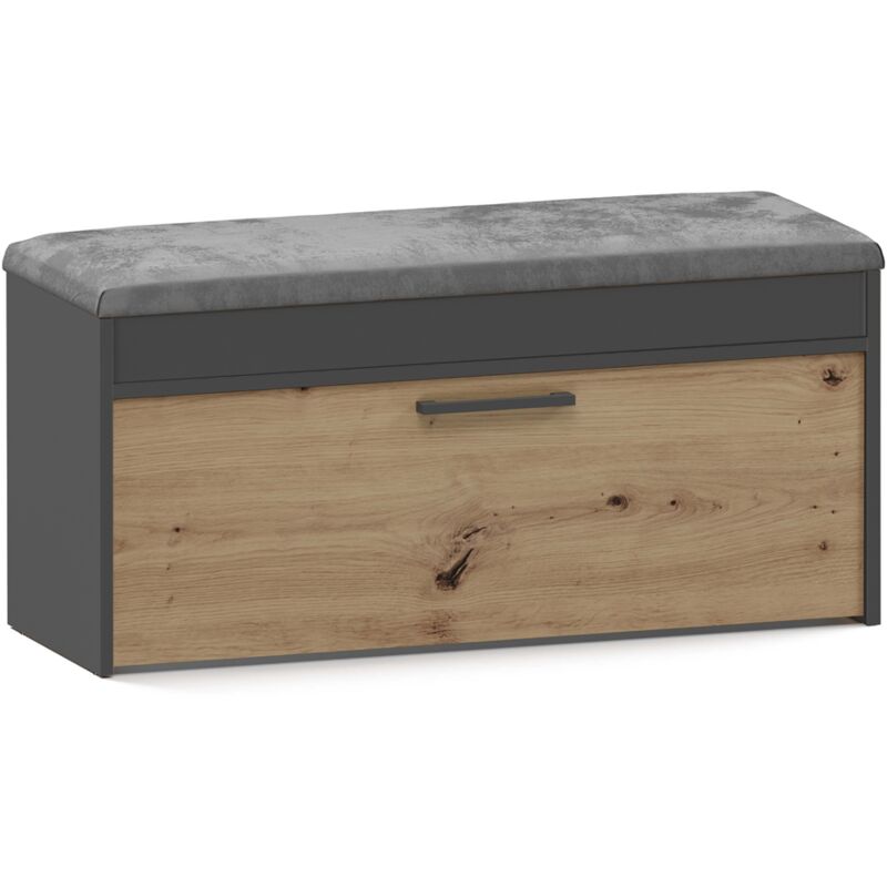foto del prodotto parmi scarpiera da corridoio in stile scandinavo 100x35x49 panca con vano portaoggetti
