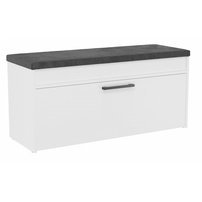 foto del prodotto parmi scarpiera da ingresso in stile scandinavo 100x35x49 panca con contenitore