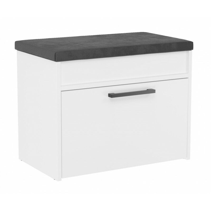 foto del prodotto parmi scarpiera da ingresso in stile scandinavo 60x35x49 panca con contenitore