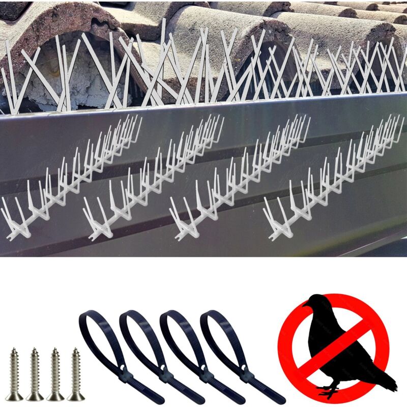 foto del prodotto parpyon dissuasori per piccioni scaccia piccioni da balcone in pvc 10mt