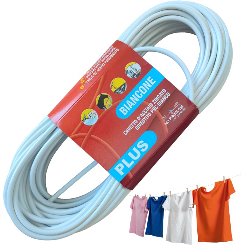 foto del prodotto parpyon - filo per stendere il bucato da esterno plus 42 fili 50mt