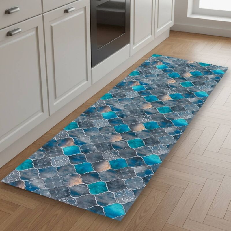 foto del prodotto parpyon - tappeto cucina lavabile antiscivolo etna aderente al pavimento et41 - cm 400