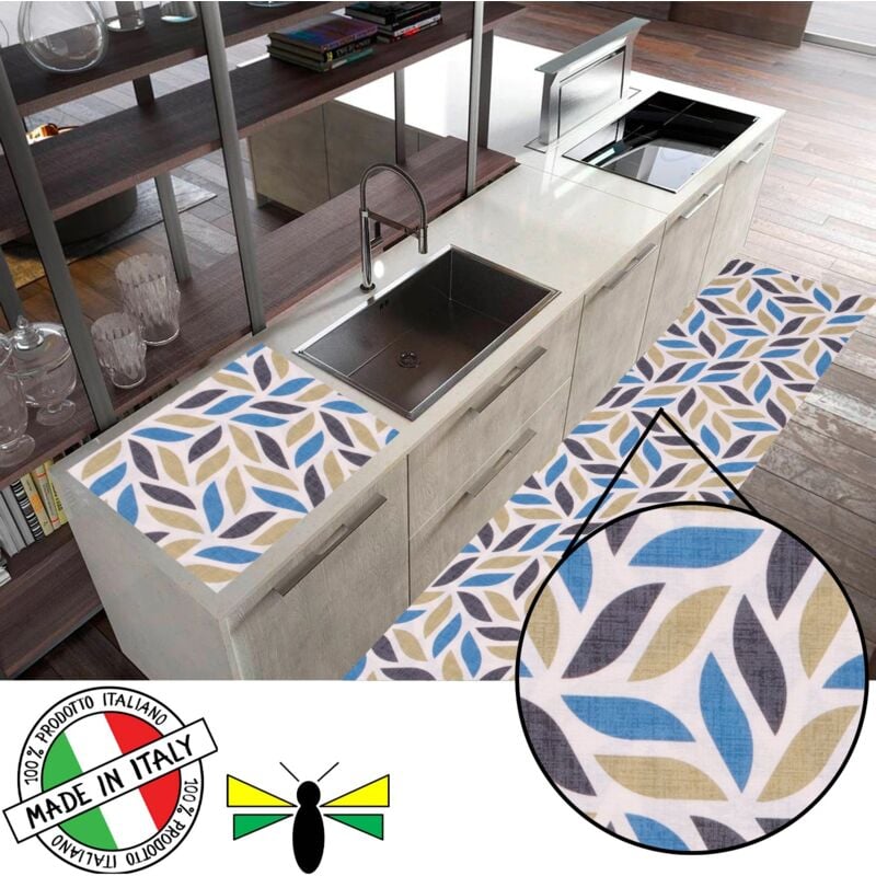 foto del prodotto parpyon tappeto passatoia cucina lavabile evo antimacchia e antiscivolo aderisce perfettamente e21 240