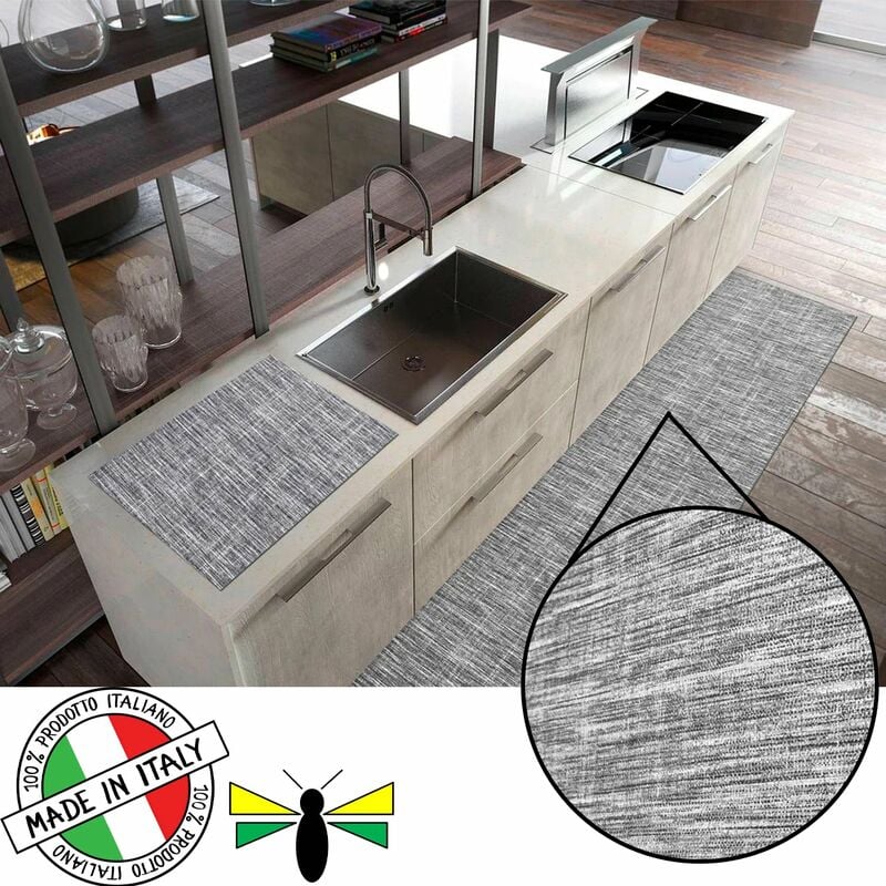 foto del prodotto parpyon tappeto passatoia cucina lavabile evo antimacchia e antiscivolo aderisce perfettamente e6g 240