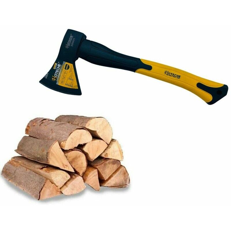 foto del prodotto partenopea utensili accetta spaccalegna mazza in abs da 1500 gr. ascia spaccare legna comoda leggera