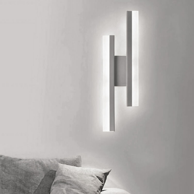 foto del prodotto partenopea utensili applique lampada da parete per muro a led 10w moderna doppia luce per interno
