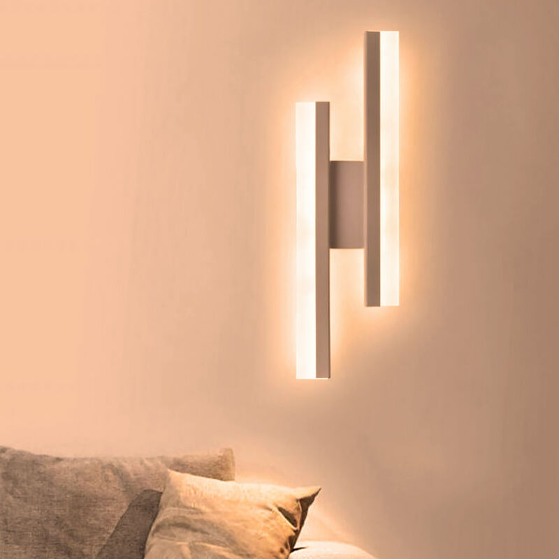 foto del prodotto partenopea utensili applique lampada da parete per muro a led 10w moderna doppia luce per interno