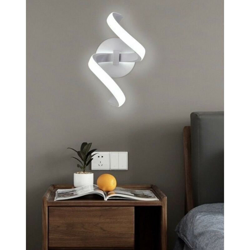 foto del prodotto partenopea utensili applique moderno lampada da parete a muro per illuminazione da interno ip20 9wcolore applique silver cromato