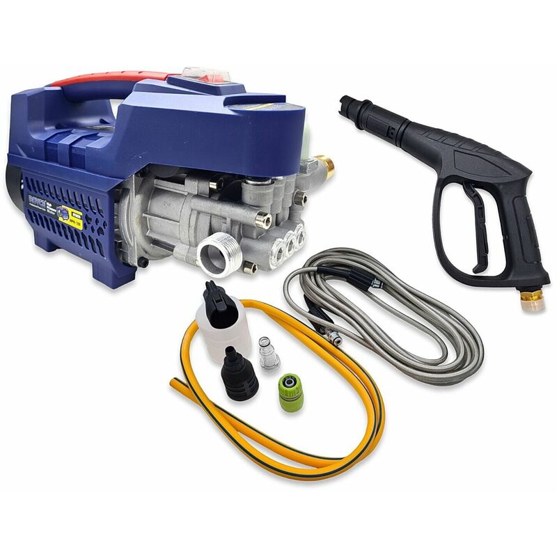 foto del prodotto partenopea utensili idropulitrice royce compatta da 1200w 7 l min 100 bar completa di accessori acqua lavare auto giardino